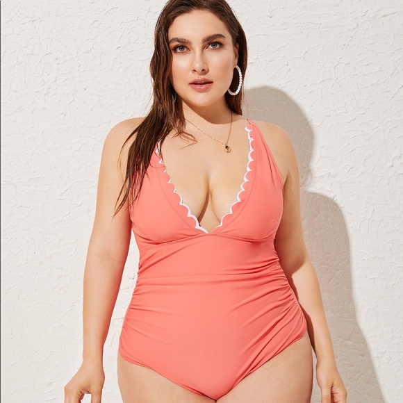 SHEIN Other - Coral One Piece Bathing Suit